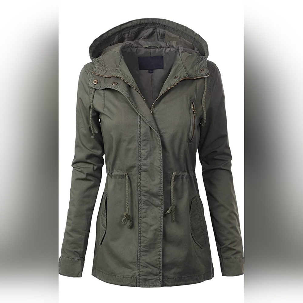 Military Style Anorak coat